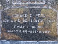 Peck, Horace O. and Emma D